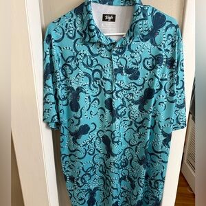 Waggle golf polo - octopus